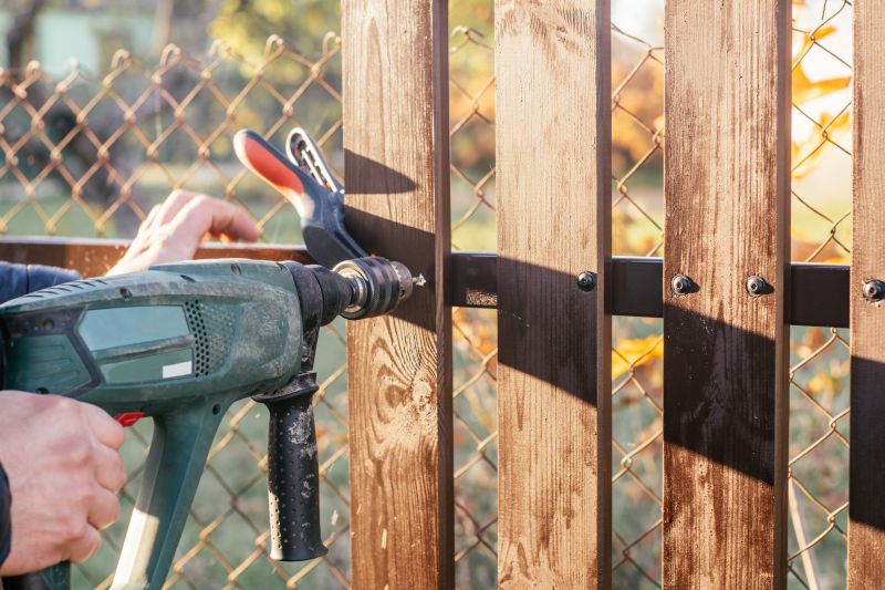 Fence Repair During Fall